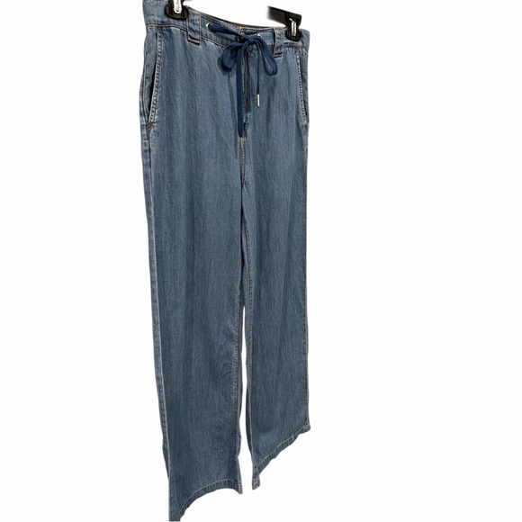 Joe's Jeans Collection Drawstring Wide Leg Jeans | Medium Indigo | Size 25 - Picture 5 of 10